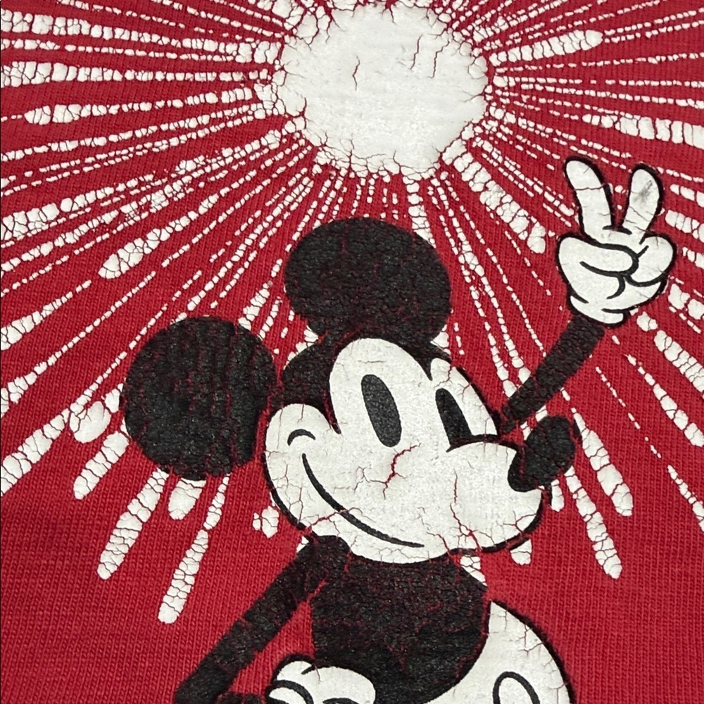 Disney/American Eagle Collaboration Mickey Mouse Fireworks Shirt Sleeve Tee - Picture 4 of 14